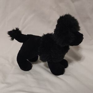 Plush Black Poodle Stuffed Animal Kids Toy